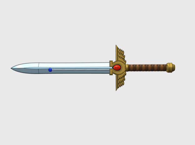 10x Energy Sword: McKrag (No Hands) in Tan Fine Detail Plastic
