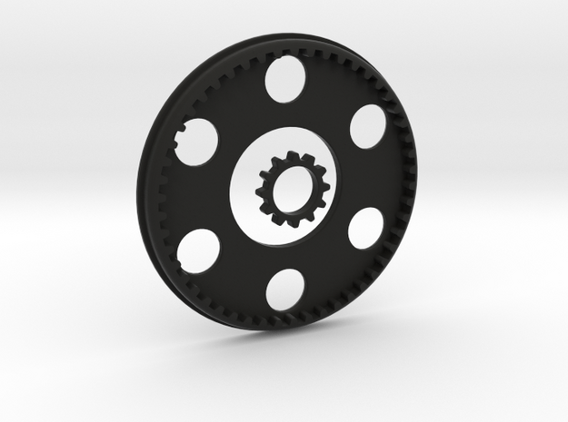 Low Profile Ring Gear and Planetary Gear in Black Natural Versatile Plastic