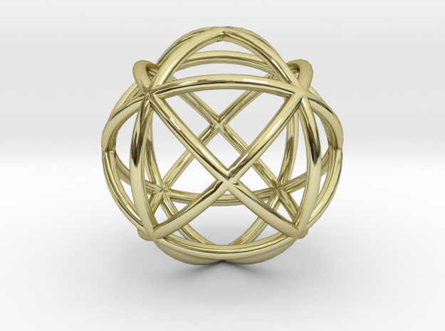 Mind 6D Core in 18k Gold Plated Brass