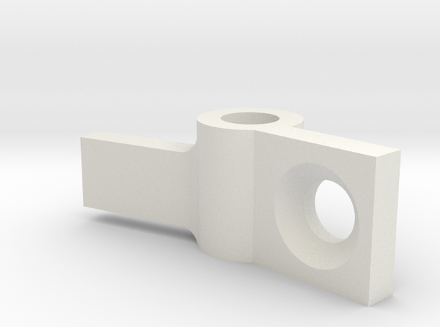 08.02.09.05.06 IFF Rear Hinge Front in White Natural Versatile Plastic