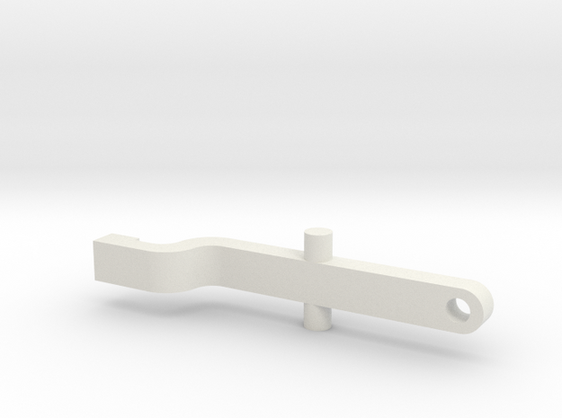 08.02.02.12 Morse Key Lever in White Natural Versatile Plastic