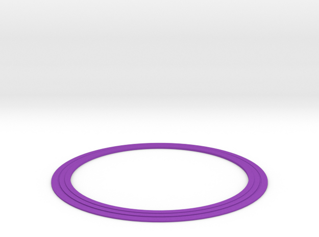 Planet Gas Rings - Small in Purple Processed Versatile Plastic