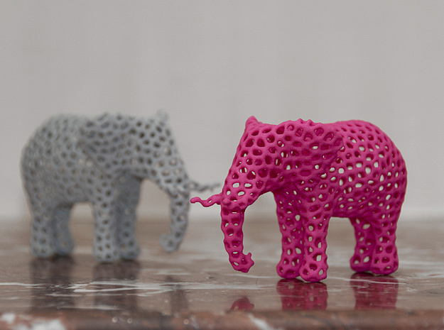 The Osseous Elephant in Pink Processed Versatile Plastic