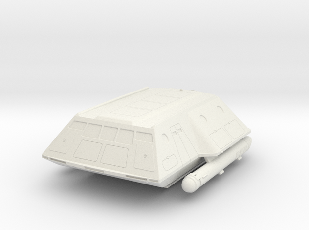 1:72 TOS shuttlecraft hollow in White Natural Versatile Plastic
