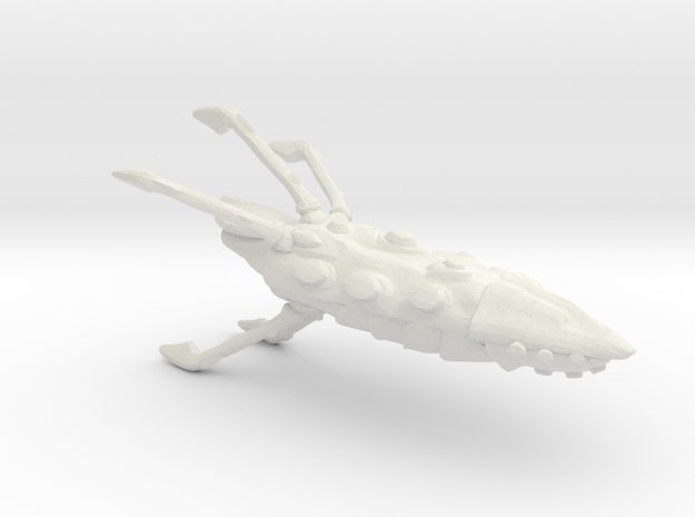 Hive Ship - Concept A in White Natural Versatile Plastic