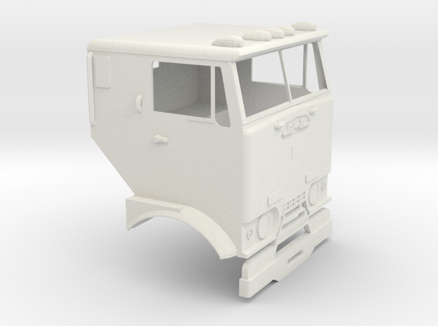 1/16 GMC Crackerbox Cab in White Natural Versatile Plastic