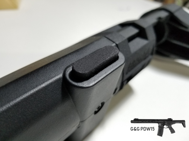 G&G PDW15 & CQB - Upgrade Rail Release Tabs in Black Natural Versatile Plastic