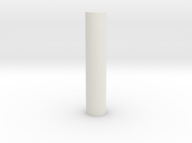 Pipe v1 in White Natural Versatile Plastic