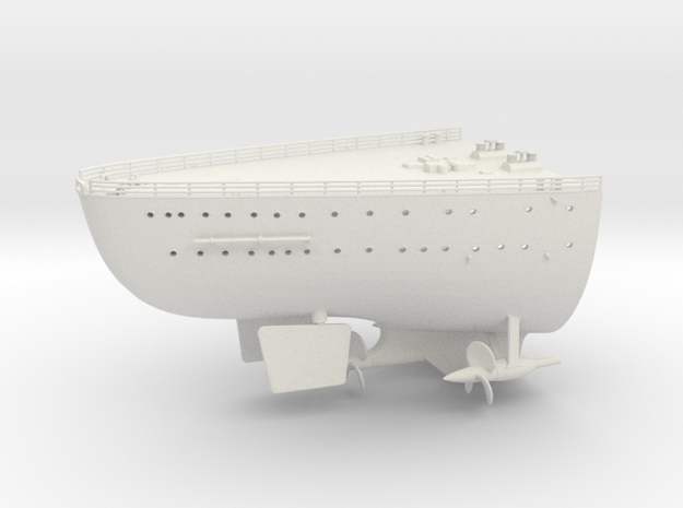 Best Cost 1/200 DKM Bismarck deck stern in White Natural Versatile Plastic