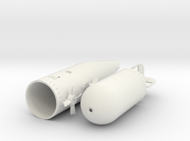 G7 Torpedo in 1 zu 32 in White Natural Versatile Plastic