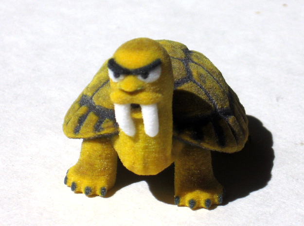 Saber Tooth Tortoise in Full Color Sandstone