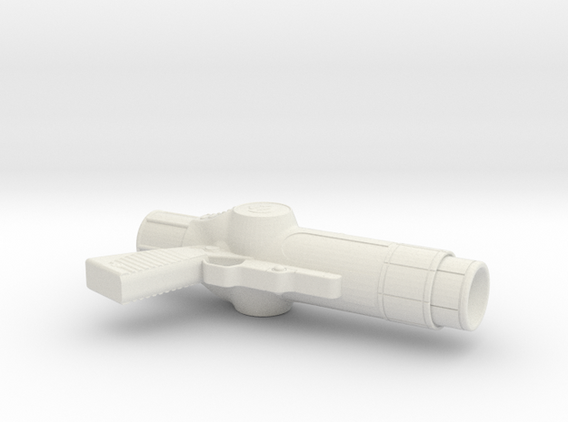 1:3 Smuggler Blaster in White Natural Versatile Plastic