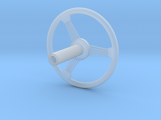 SteeringWheel-A in Tan Fine Detail Plastic