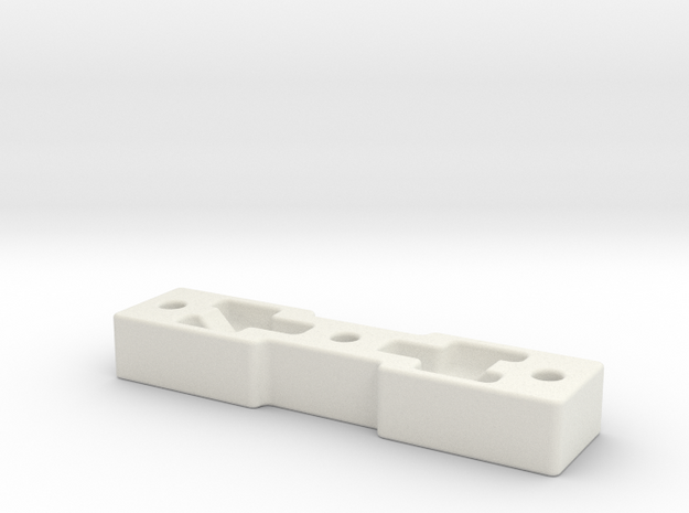 DW_MPF_Reinforcment_Metric_M6 in White Natural Versatile Plastic