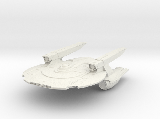 Federation Atlantis Class HvyCruiser in White Natural Versatile Plastic