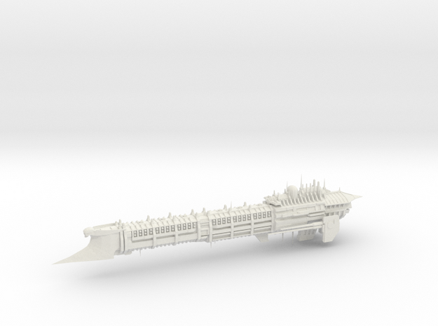 Imperial Legion Long Cruiser - Armament Concept 8 in White Natural Versatile Plastic