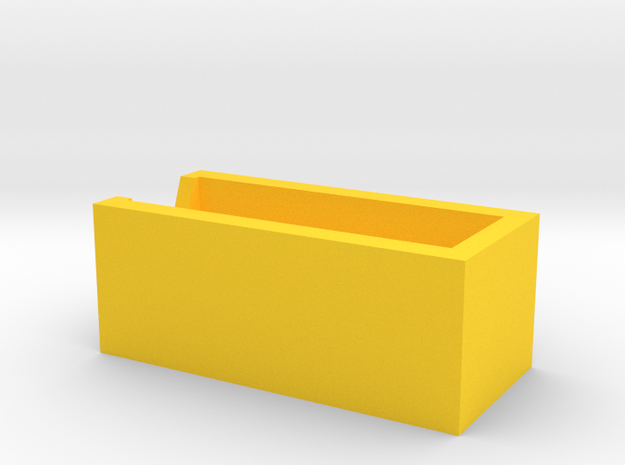 bcu filter fixture plastic in Yellow Processed Versatile Plastic