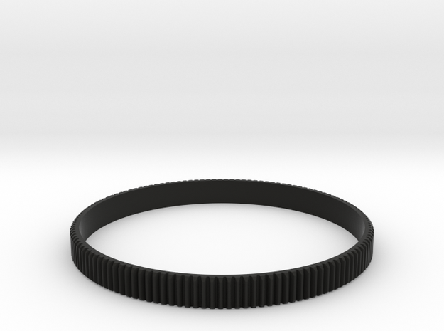  Lens gear 0.8 pitch - 100.0mm in Black Natural Versatile Plastic