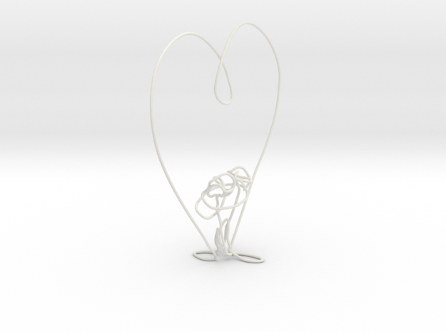 lover's sculpture in White Natural Versatile Plastic