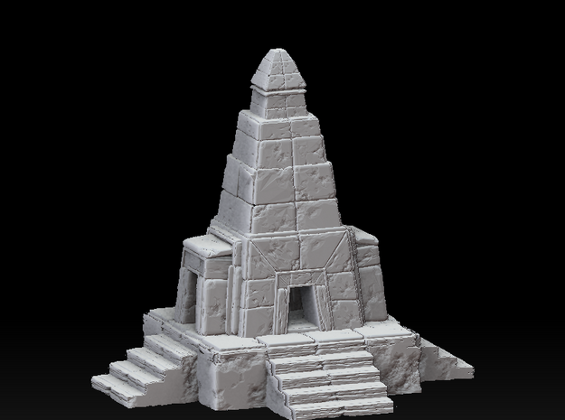 Temple 3 cm in White Natural Versatile Plastic