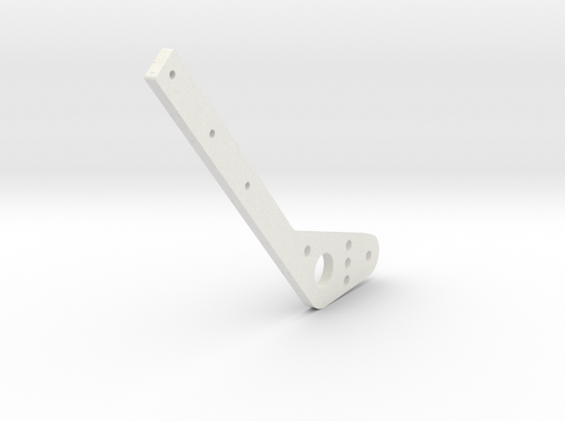 Handbrake Hexacore in White Natural Versatile Plastic