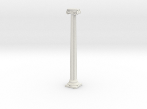 Column in White Natural Versatile Plastic