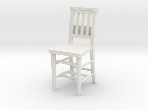 Church Chair in White Natural Versatile Plastic