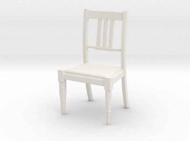 Period Chair  in White Natural Versatile Plastic
