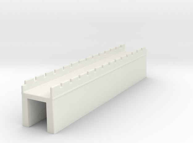 the great wall of china  1/600 m in White Natural Versatile Plastic