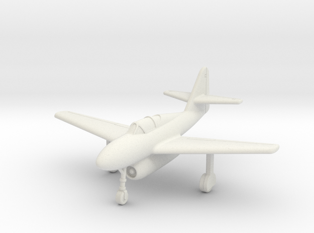 (1:144) Messerschmitt P.1095 w/ Me 262 tail unit in White Natural Versatile Plastic