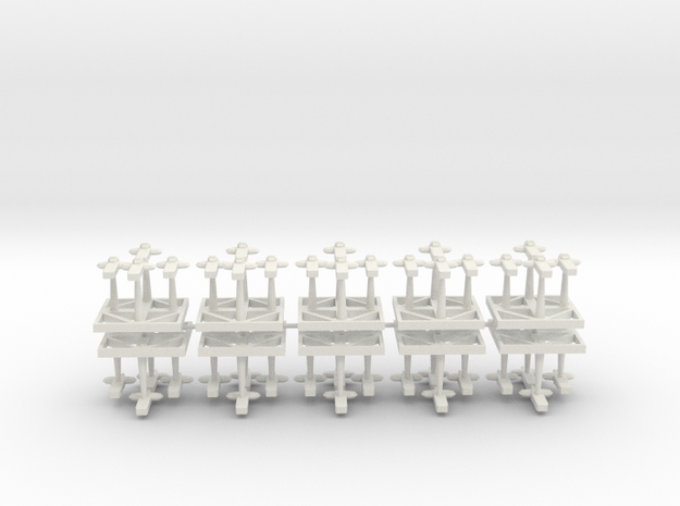 Assault Boats Sharks - Concept A  in White Natural Versatile Plastic