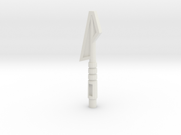 Arrowhead in White Natural Versatile Plastic
