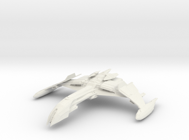 Romulan Gerdor Class A WarBird in White Natural Versatile Plastic