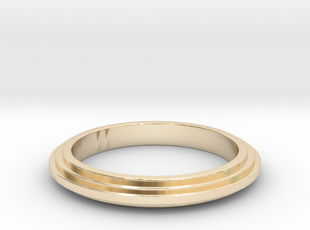 Ring Sticked in 14K Yellow Gold
