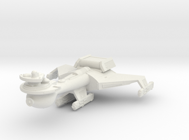 3125 Scale Romulan K10R Battleship (Smooth) WEM in White Natural Versatile Plastic