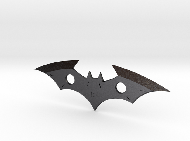 "Batman - The Telltale Series" Batarang Replica in Polished and Bronzed Black Steel