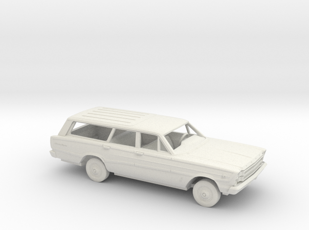 1/25 1966 Ford Country Squire Kit in White Natural Versatile Plastic