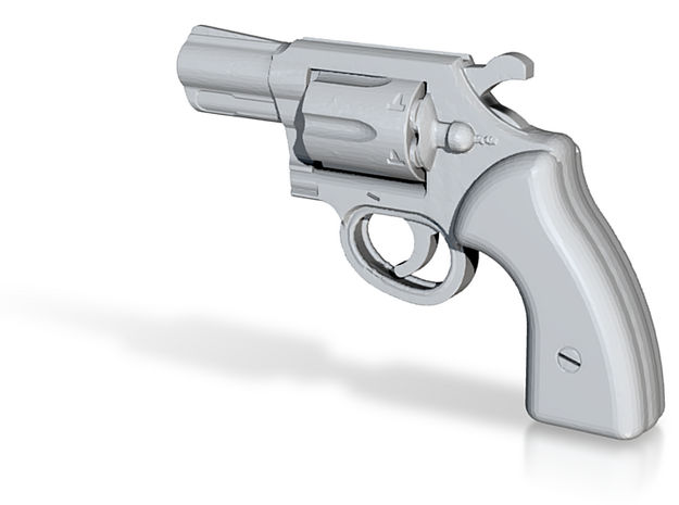 1:3 Miniature Mauser K50 Pistol in Tan Fine Detail Plastic