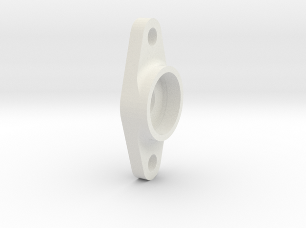 King Of Crushers Transmission Top Shaft Support in White Natural Versatile Plastic: 1:10