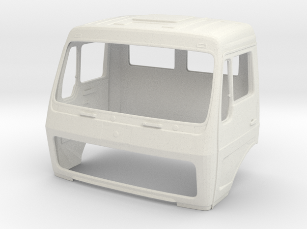 1:14 Kabine mit Heckfenster NG Cabin Truck Part 1 in White Natural Versatile Plastic
