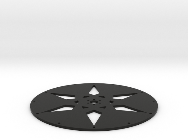 Super Wheel Face Arrow in Black Natural Versatile Plastic