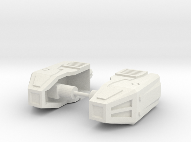 OP JET--SIEGE Voyager Optimus Prime upgrade kit  in White Natural Versatile Plastic
