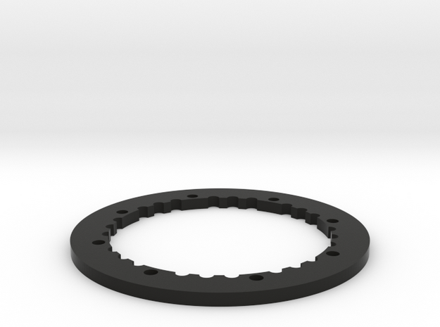 2.6 Beadlock Outer Ring in Black Natural Versatile Plastic