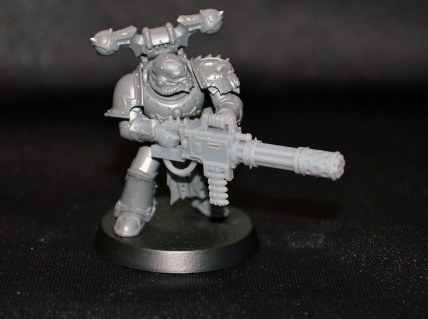 40k Chaos Havocs Reaper Chaincannon in Smooth Fine Detail Plastic
