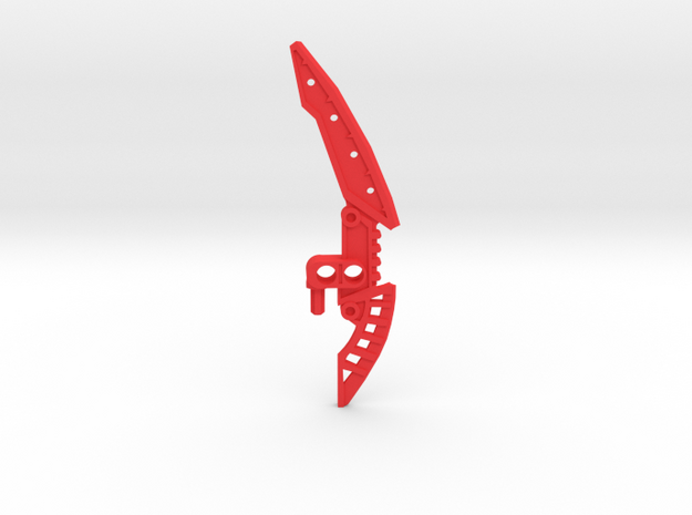 Makuta Sword in Red Processed Versatile Plastic