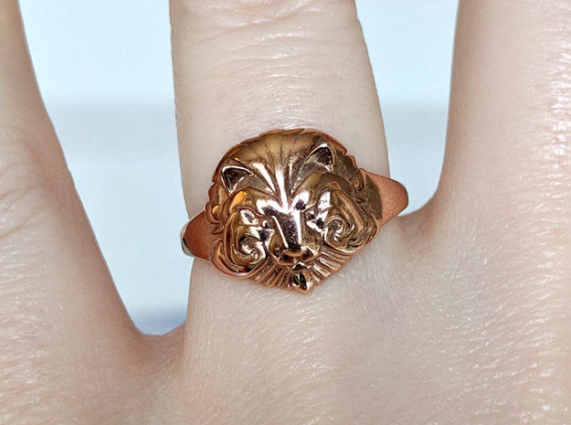 Ring of Courage in 14k Rose Gold Plated Brass: 5 / 49