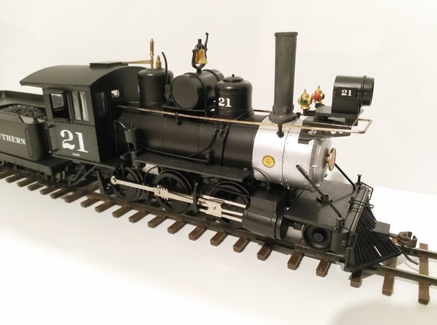 On30 Straight Stack for Bachmann 2-6-0 Mogul in Tan Fine Detail Plastic