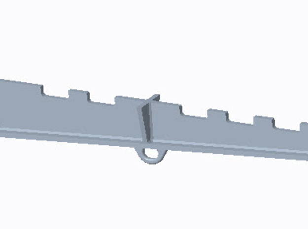 Unterzüge Typ-D 1:40 für Tender KL401/402/403 in Tan Fine Detail Plastic