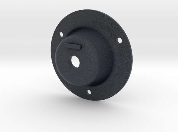 Dimmer Mount for Rotary Dimmer Switches in Black PA12
