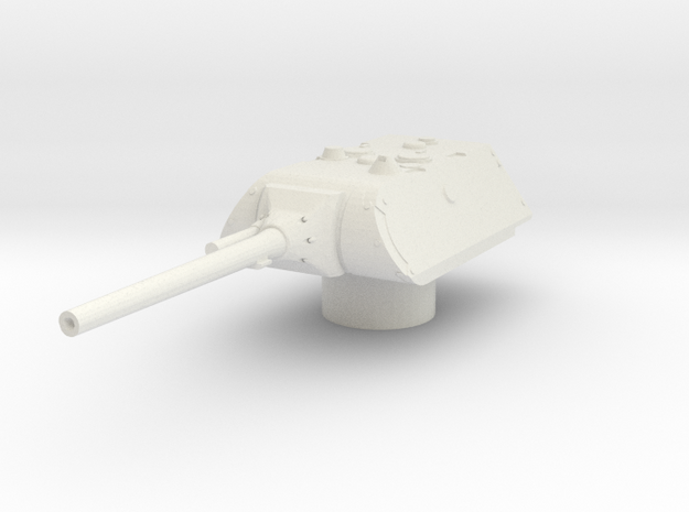 Maus turret 1/35 in White Natural Versatile Plastic